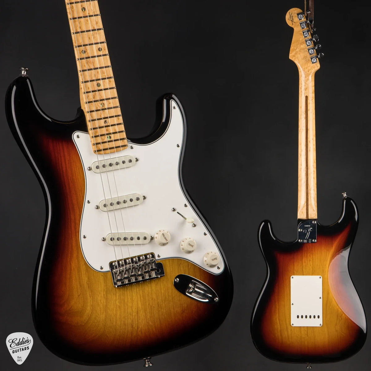 Fender Custom Shop American Custom Stratocaster NOS - 3 Tone Sunburst #XN18432
