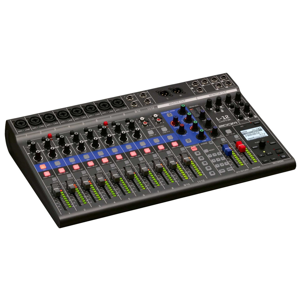 Zoom L-12 LiveTrak Digital Mixer and Recorder