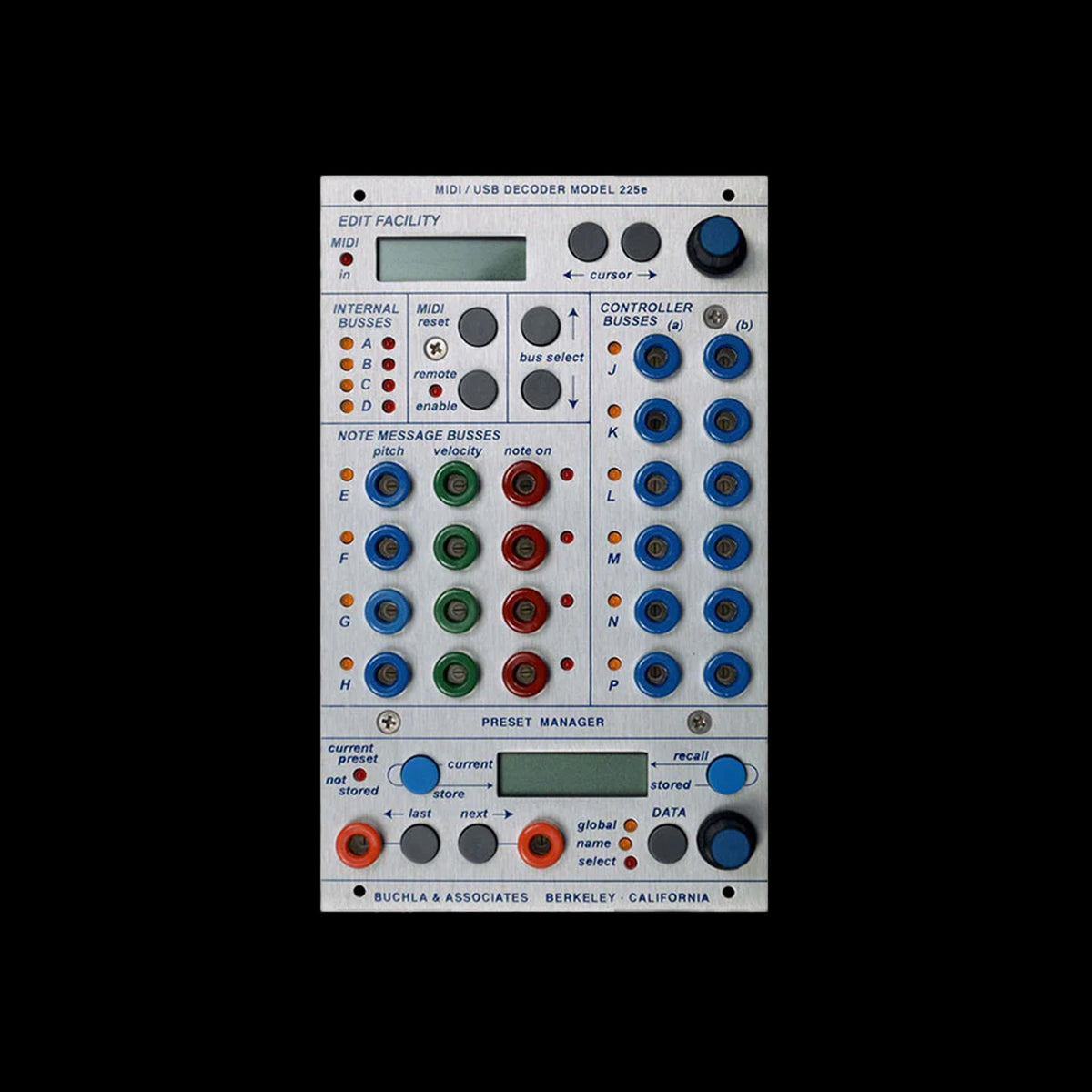 Buchla -  225e MIDI Decoder / Preset Manager