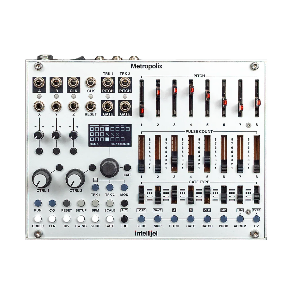 Intellijel - Metropolix Solo Desktop Multi-track Performance MIDI/CV Sequencer