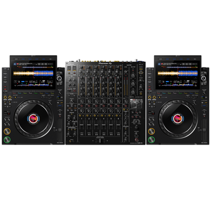 AlphaTheta CDJ-3000X + Pioneer DJ DJM-V10 Package Deal