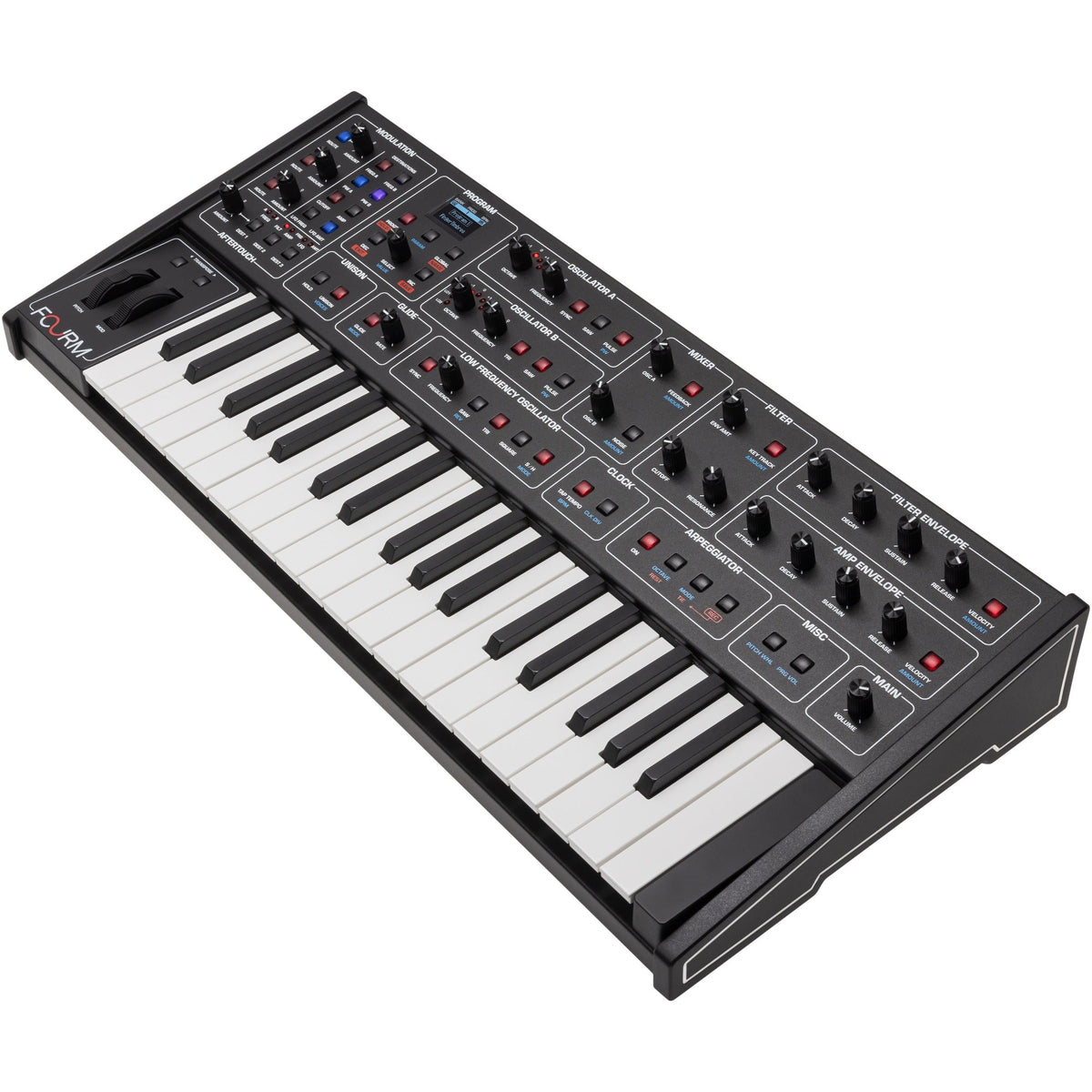 Sequential Fourm Polyphonic Analogue Synthesizer