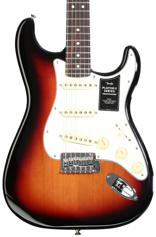 Fender Player II Stratocaster Electric Guitar - 3-color Sunburst with Rosewood Fingerboard