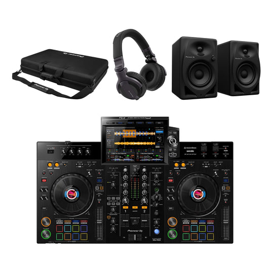Pioneer DJ XDJ-RX3 with Speakers, Headphones & Case Bundle