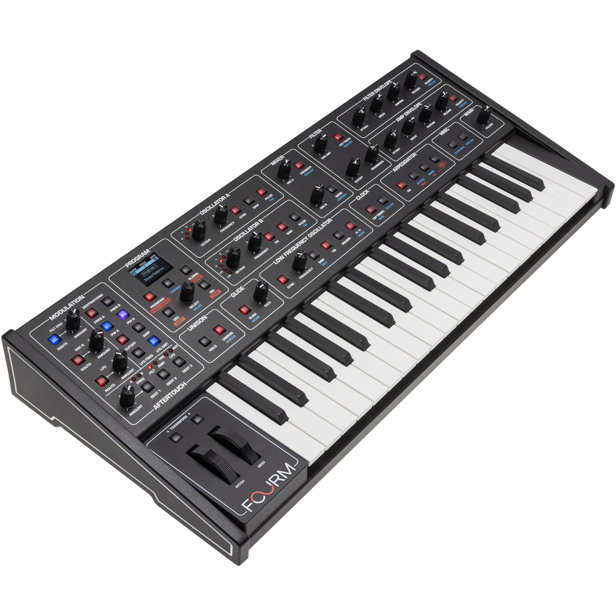 Sequential Fourm Polyphonic Analogue Synthesizer