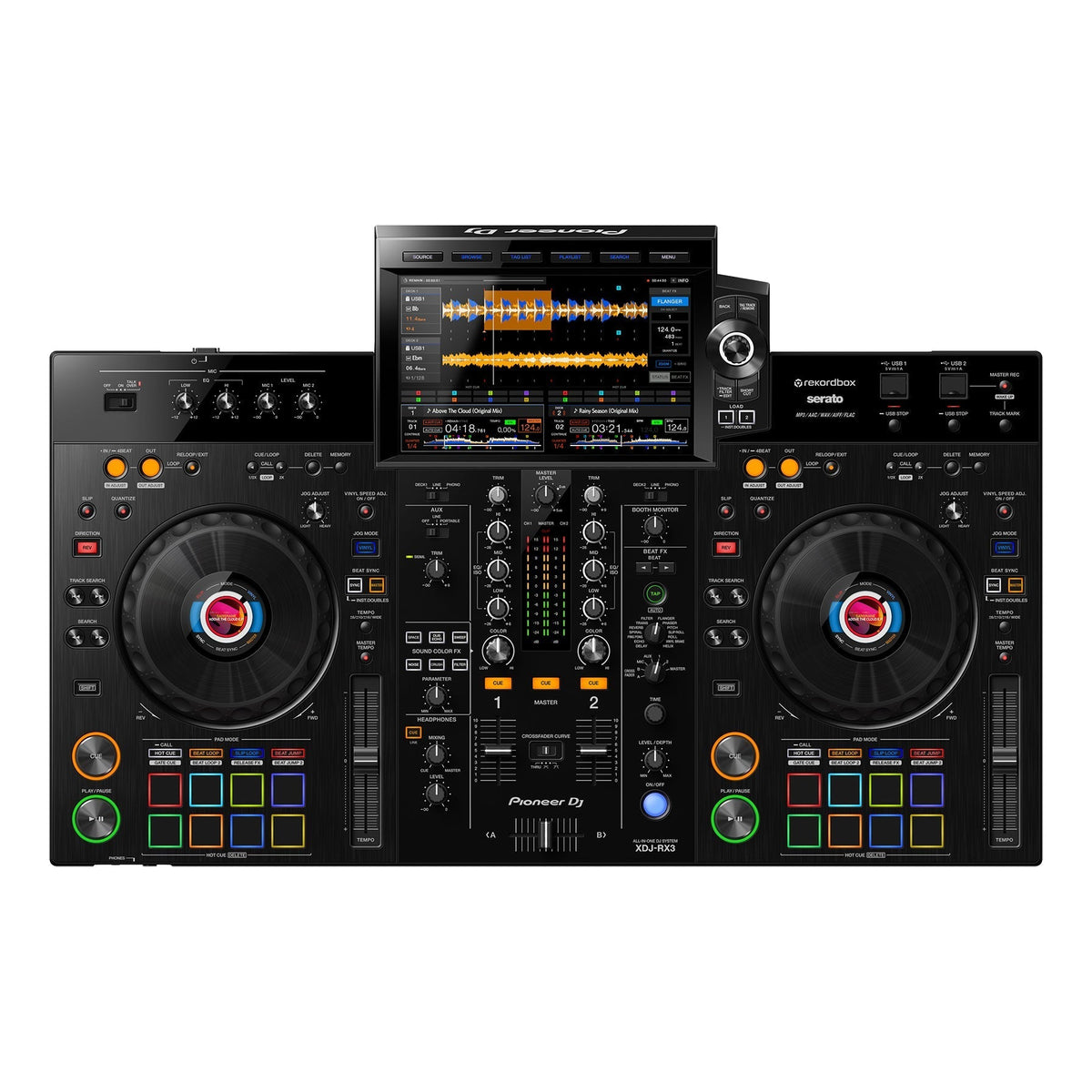 Pioneer DJ XDJ-RX3 with Speakers, Headphones & Case Bundle
