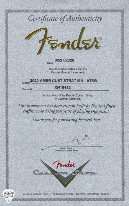 Fender Custom Shop American Custom Stratocaster NOS - 3 Tone Sunburst #XN18432